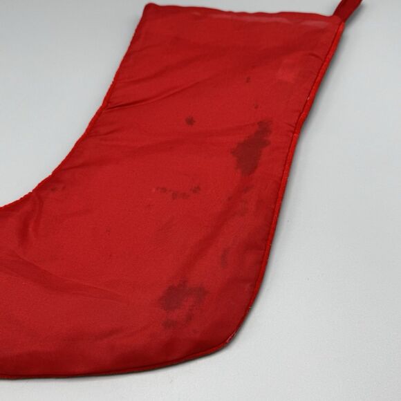 Vintage Gingerbread Kids Vevlety Christmas Stocking Candy Canes Holly Tree 16" L - Picture 4 of 8